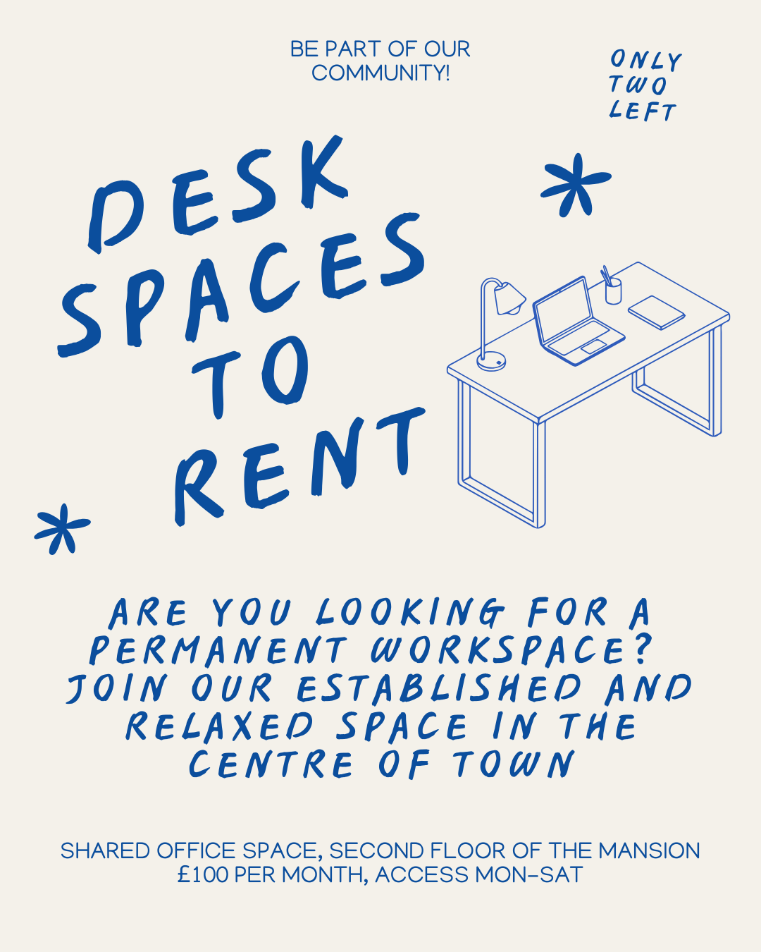 desk spaces to rent